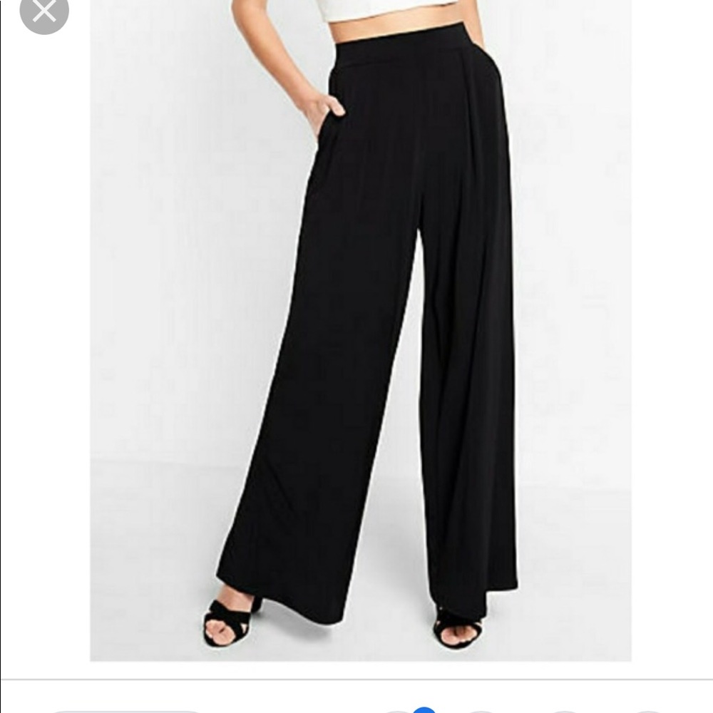 Express high waisted wide-leg dress pants